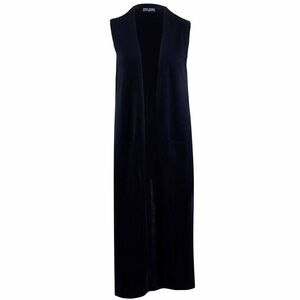 Paul James Pure Extra Fine Merino Wool Sleeveless Longline Cardigan L NWT